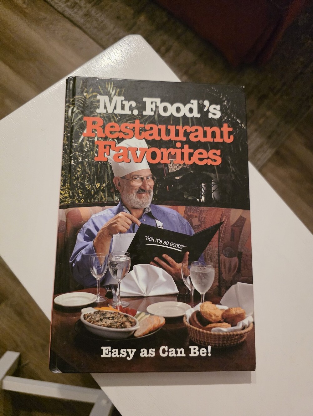 Mr. Food's Restaurant Favorites Hardcover Art Ginsburg SIGNED First Edition